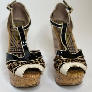 Jessica Simpson Animal Print Heels